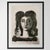 "Picasso's Female Heads" Contemporary Black and White Gallery Wall of Photographs, Framed - Set of 16 High Quality...
