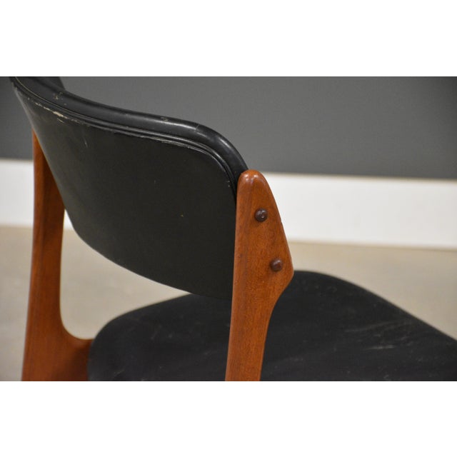 Wood 1960s Danish Modern Teak Dining Chairs by Erik Buch - Set of 8 For Sale - Image 7 of 10