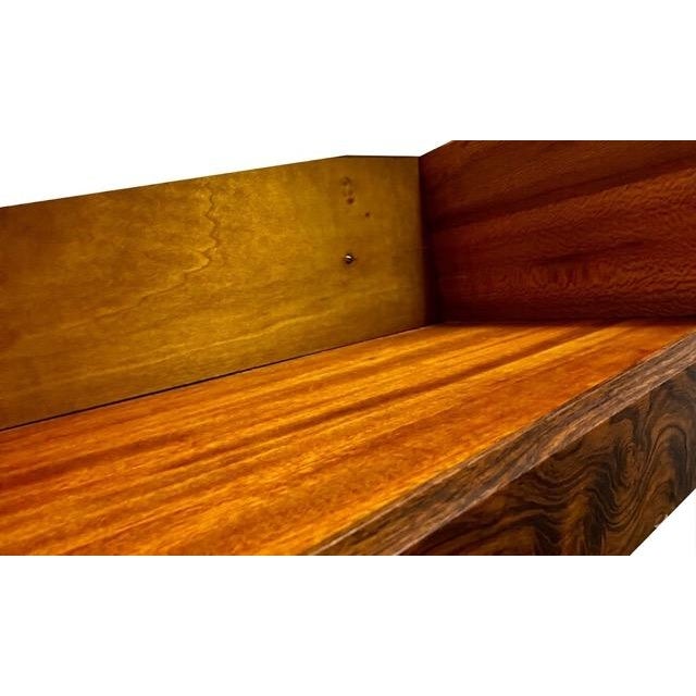 J.B. Van Sciver Co. Art Deco Sunrise Bedroom Suite, C. 1928-1932 -Mahogany Mirror Ladies Dresser For Sale - Image 15 of 17