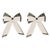 Kenneth Ludwig Chicago Double Bow Ornament (Set of 2) For Sale - Image 4 of 4