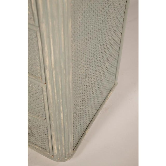 Vintage Bamboo and Vienna Straw Chest of Drawers, 1960s For Sale - Image 14 of 18