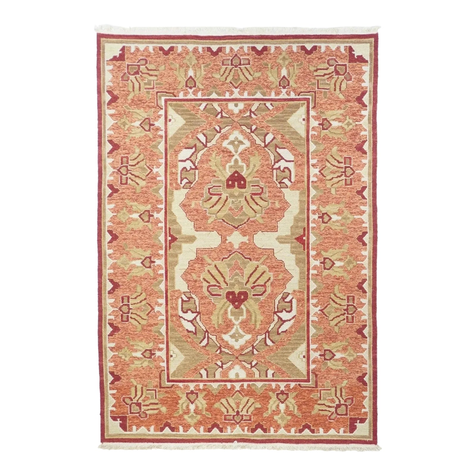Turkish Sumak Rug 4'1'' X 6'1'' | Chairish