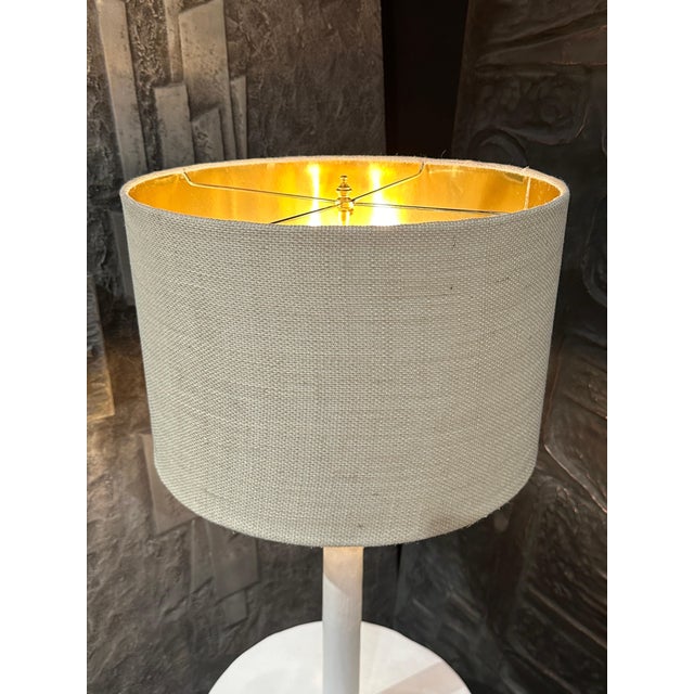 Primitive Tribal Plaster End / Side Table / Floor Lamp For Sale In Los Angeles - Image 6 of 12