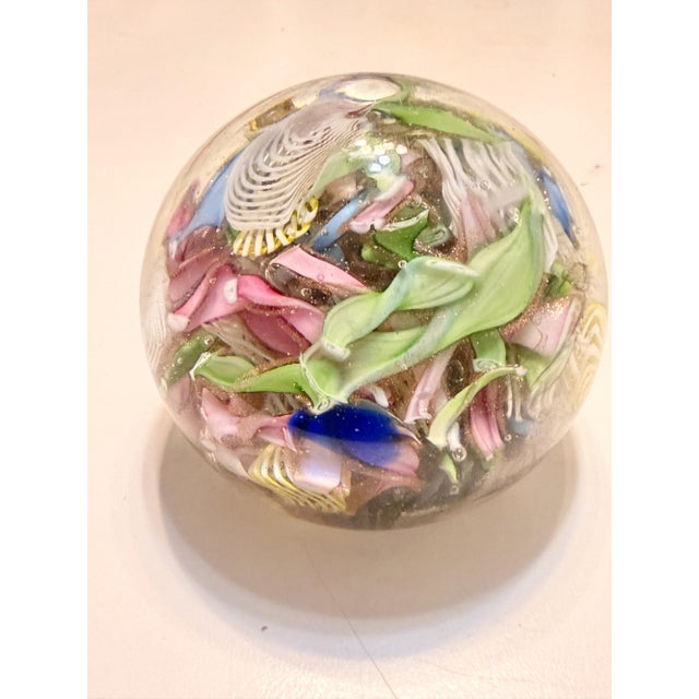 1960s Murano Glass Tutti Frutti Paperweight from Avem, Italy, 1960s For Sale - Image 5 of 11