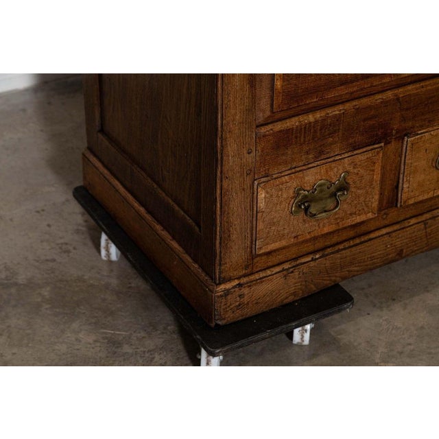 Large English Oak Livery Cupboard, 1790 For Sale - Image 11 of 18