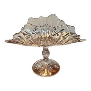 Antique Pressed Glass Banana Holder