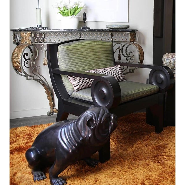 1980s Sculptural Armchair by Maison Van Hamme, 1980s For Sale - Image 5 of 5