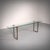 Side Table in Glass and Brass by Peter Ghyczy, 1970 For Sale - Image 12 of 12