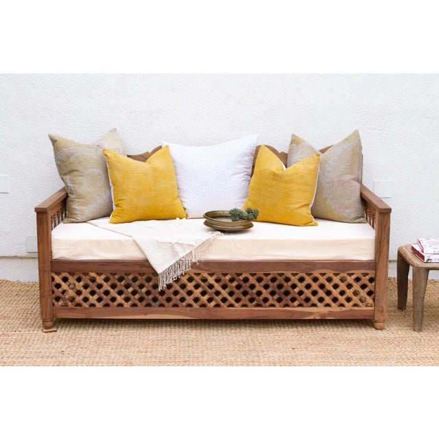 Reclaimed Moroccan Club Daybed Sofa For Sale - Image 12 of 12