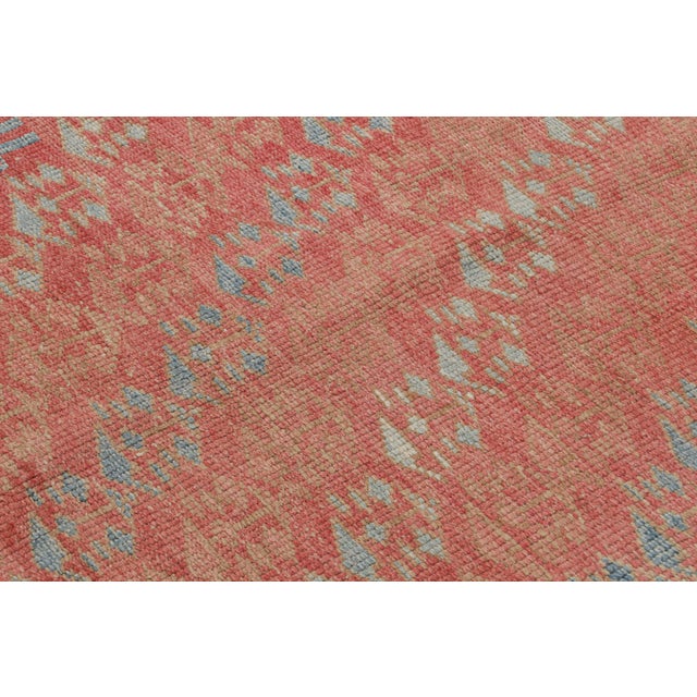 Vintage Kurdish Runner Rug in Red With Geometric Patterns, From Rug & Kilim For Sale In New York - Image 6 of 7