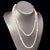 White Akoya Pearl Necklace 14k Yellow Gold 37.25" 8.5 mm Certified For Sale - Image 8 of 14