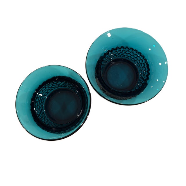 Beautiful set of turquoise bowls designed by Saara Hopea and made in Finland by Nuutajarvi Notsjo. Saara Hopea introduced...