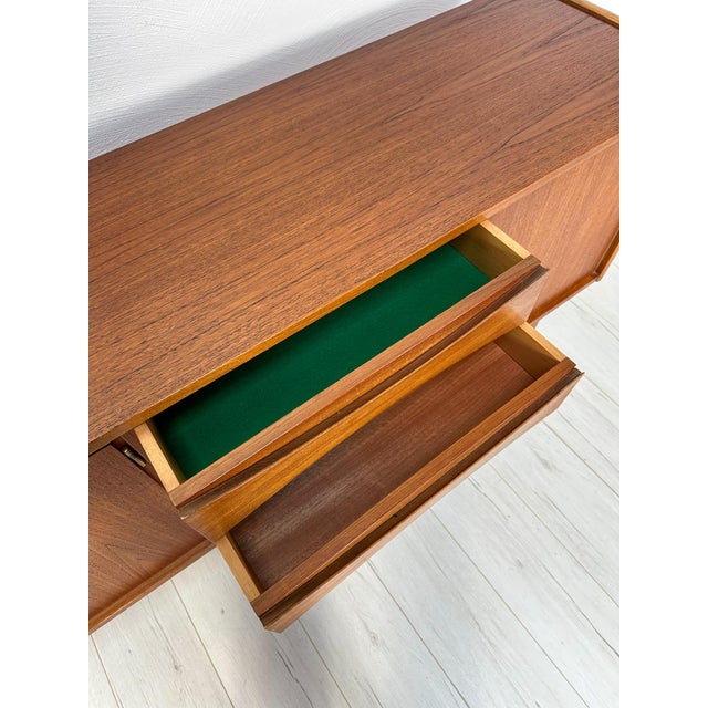 Large Mid-Century Minimalistic Teak Sideboard, 1960s For Sale - Image 11 of 16