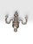 Pair of Oversized Hollywood Regency Polished Aluminum Two-Arm Urn Wall Sconces For Sale In West Palm - Image 6 of 7