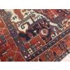 Zabihi Collection Pictorial Animal Figure Antique Persian Serapi Carpet - 11'1" x 15'1" For Sale - Image 16 of 18