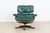 Set of Vintage Lounge Chair with Ottoman in Avocado Green by Charles and Ray Eames for Herman Miller, 1970s For Sale - Image 9 of 18