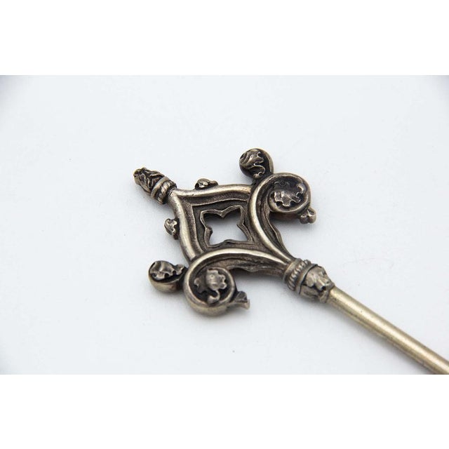 Highly Detailed Silver Key For Sale - Image 3 of 4