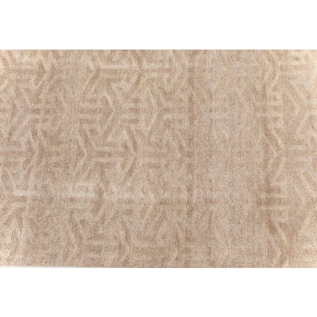 Early 21st Century Contemporary Terra Beige Rug in Natural Wool by Doris Leslie Blau For Sale - Image 5 of 7
