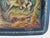 Russian Fairy Tale Ruslan & Ludmila Hand Painted Gold Lacquer Mstera Trinket Box For Sale - Image 4 of 11