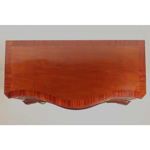 Late 20th Century Baker Furniture Company George II Style Mahogany Chest of Drawers For Sale - Image 5 of 13