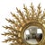 Large Gold Leaf Gilt Wood Sunburst Mirror, 1950s For Sale - Image 18 of 18