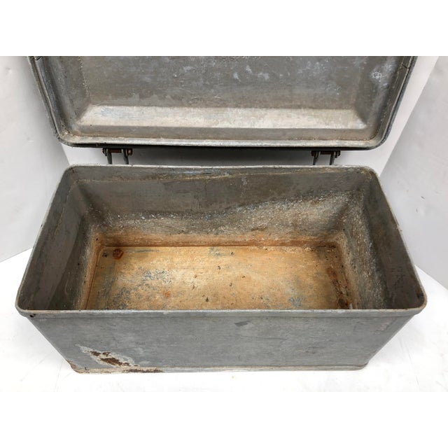 Antique Galvanized Metal Bronx Ice Chest Chairish