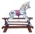 Large English Dapple Grey Rocking Horse, 1940 For Sale