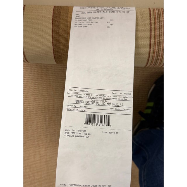 1980’s Iconic Club Chairs by Barbara Barry for Henredon, a Pair For Sale - Image 11 of 12