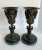 Pair of Antique Bronze and Green Marble Mantle Vases For Sale - Image 9 of 10