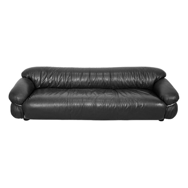 Three Seater Sesann Sofa by Gianfranco Frattini for Cassina, Italy, 1969 For Sale