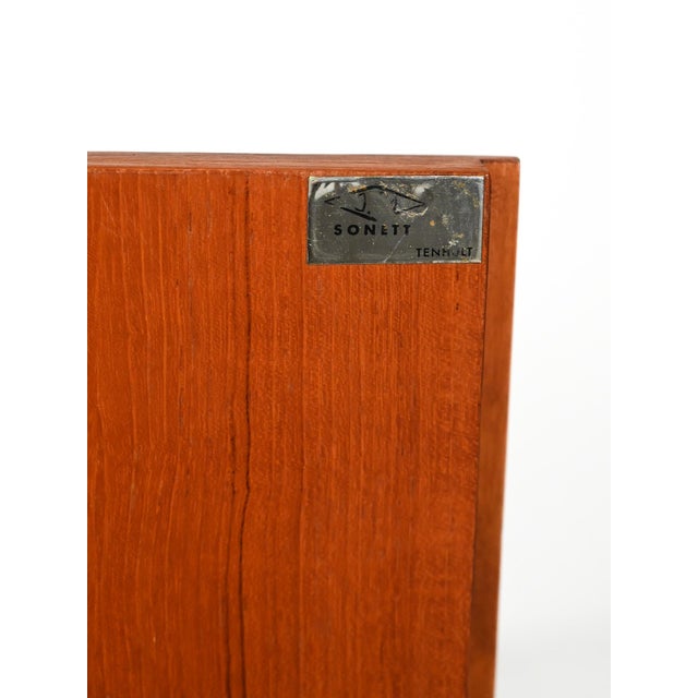 Wood Scandinavian Teak and Oak Sonett Cabinet, 1960s For Sale - Image 7 of 10