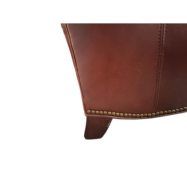 Classic Leather Chaise Lounge For Sale - Image 16 of 16