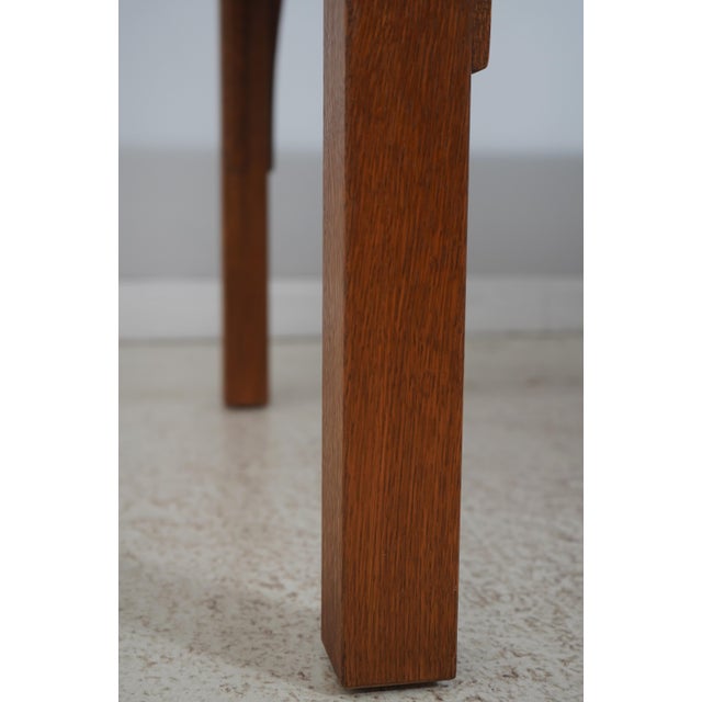 Stickley Mission Oak Arts & Crafts Dining Room Table For Sale In Philadelphia - Image 6 of 18