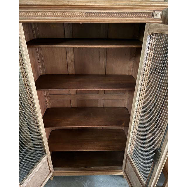Antique Library with Wire Mesh Doors, 1890s For Sale - Image 14 of 16