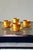 1970s Vintage Amber Cups and Saucers from Pagnossin, 1970s, Set of 4 For Sale - Image 5 of 11