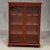 Brown Display Cabinet with Astragal Glazed Doors and Glass Shelves For Sale - Image 8 of 8