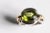 Contemporary 1990s Peridot Ring in 18K Gold and Sterling Silver, Size 7 For Sale - Image 3 of 4