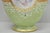 Ceramic Antique Nippon Hand Painted Porcelain Green Moriage Twin Handle Portrait Vase For Sale - Image 7 of 17
