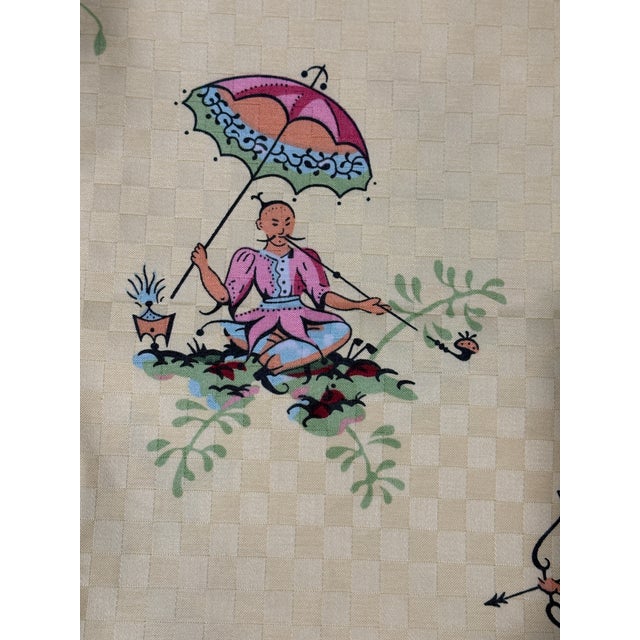 1994 Beacon Hill Collection by Robert Allen - Historic Salem Fabric - Chinoiserie For Sale In Detroit - Image 6 of 9