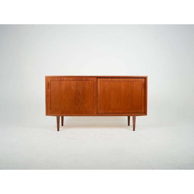 Brown Teak Sideboard by Poul Hundevad, 1960s For Sale - Image 8 of 8