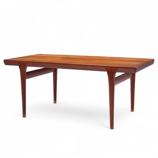 Brown Kofod Larsen for Faarup Møbelfabrik Mid Century Teak Hidden Leaf Expanding Dining Table For Sale - Image 8 of 11