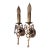 Antique Bronze Wall Sconces, Elegant Art Deco Lighting, Home Decor For Sale