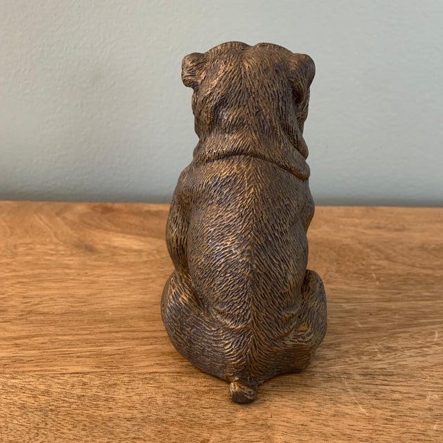 Traditional Bombay Company Bulldog Figurine For Sale - Image 3 of 5