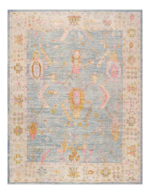 Pasargad Home Turkish Oushak Wool Area Rug - 11' 6" X 14' 1"
