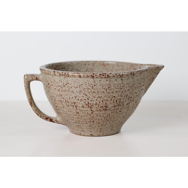 1920s Monmouth Western Stoneware Batter Bowl Pitcher For Sale - Image 9 of 13