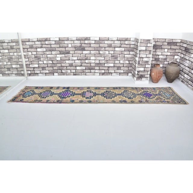 Handmade wool carpet in Turkish Anatolia , Vintage Oushak Rug,Turkish Vintage Anatolian Rug, Handmade wool Rug . One Of...