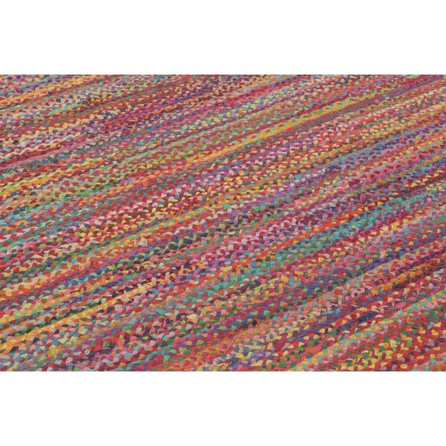 Handmade in wool, this 7x10 Italian rug is a vibrant addition to Rug & Kilim’s Vintage collection. Originating circa...