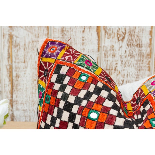 Thar Antique Tribal Grain Sack Pillow For Sale - Image 4 of 9