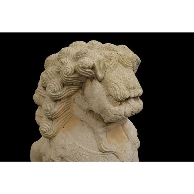 The Large Cement Garden Statuary Foo Dogs are detailed and impressive statues that resemble dogs. Made of durable cement,...