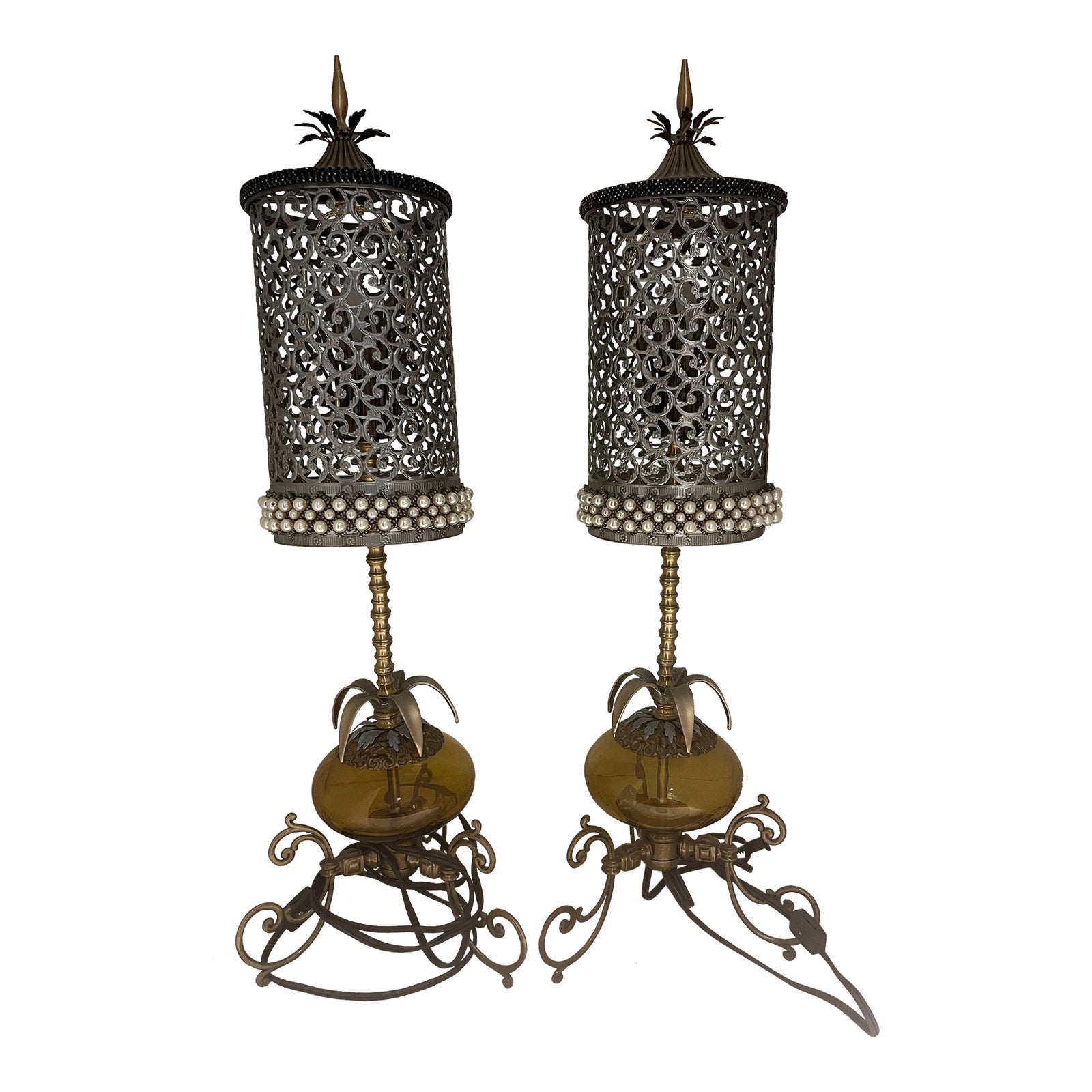 Luna Bella Lamps - Set of 2 | Chairish